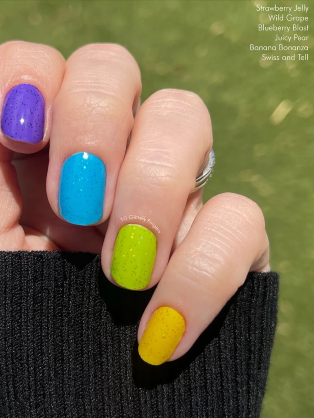 *Retired* Color Street: Banana Bonanza (Accent Pack) | Yellow Sheer Jelly Neon - Picture 7 of 12